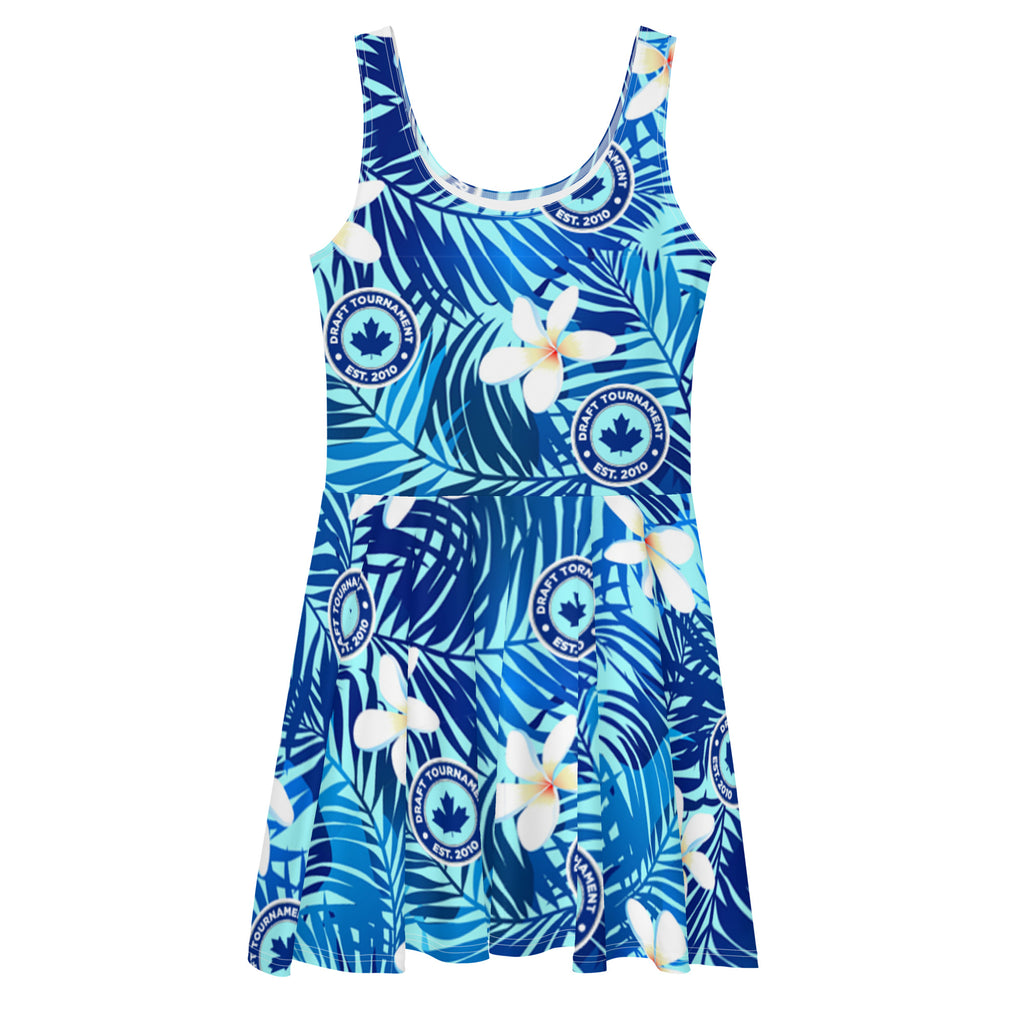 hawaiian skater dress Dinosaur Hawaiian themed tropical Skater Dress